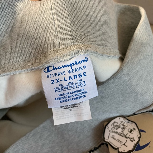 SOLD CHAMPION Reverse Weave Allover Script Logo - Picture 8 of 9